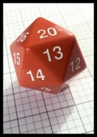 Dice : Dice - 20D - Koplow Jumbo D20 Red - Ebay Sept 2013